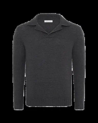 Gabriela Hearst Men's Aled Cashmere Polo Shirt | Thumbnail 2