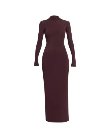 Alaïa Draped Long-Sleeve Dress | Thumbnail 1