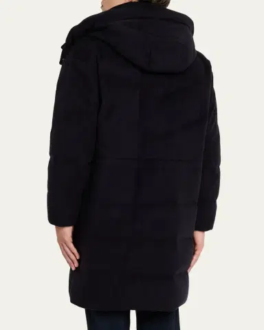 Kiton Men's Cashmere & Wool Down Parka Jacket | Thumbnail 3 Kiton Men's Cashmere & Wool Down Parka Jacket | Thumbnail 3