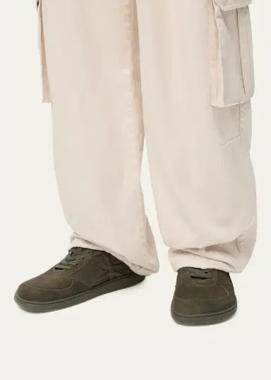 LOEWE Men's Jambo Suede Low-Top Sneakers | Thumbnail 2 LOEWE Men's Jambo Suede Low-Top Sneakers | Thumbnail 2