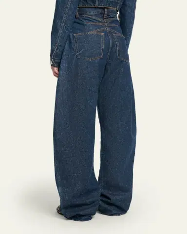 Alaïa Round Denim Pants | Thumbnail 3 Alaïa Round Denim Pants | Thumbnail 3