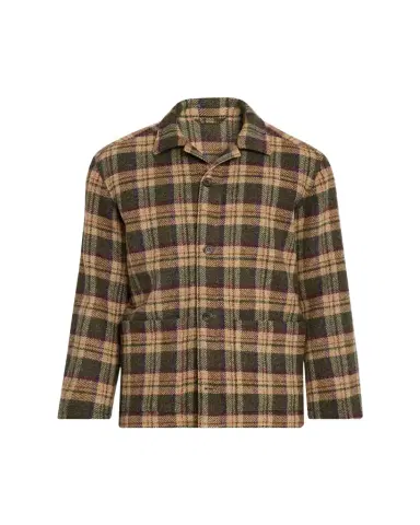 Anderson & Sheppard Men's Woollen Tartan Overshirt | Thumbnail 1 Anderson & Sheppard Men's Woollen Tartan Overshirt | Thumbnail 1