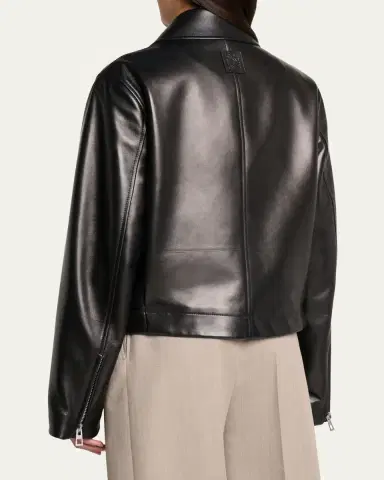 Loewe Buckle Leather Balloon Jacket | Thumbnail 3 Loewe Buckle Leather Balloon Jacket | Thumbnail 3