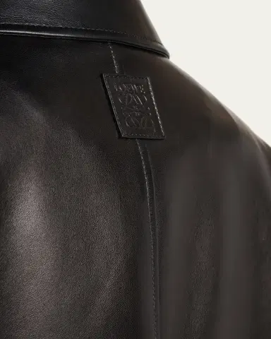 Loewe Buckle Leather Balloon Jacket | Thumbnail 5 Loewe Buckle Leather Balloon Jacket | Thumbnail 5