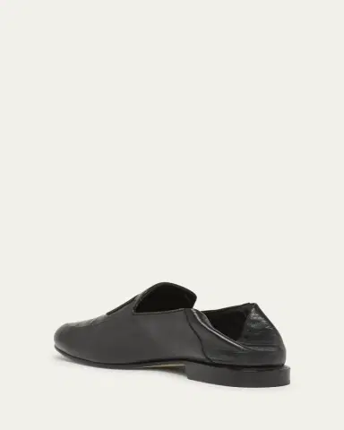 Givenchy Men's Label Leather Foldable Loafers | Thumbnail 2 Givenchy Men's Label Leather Foldable Loafers | Thumbnail 2
