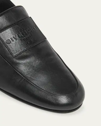 Givenchy Men's Label Leather Foldable Loafers | Thumbnail 3 Givenchy Men's Label Leather Foldable Loafers | Thumbnail 3