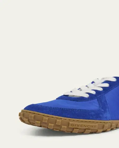 Givenchy Men's Glide Nylon/Suede Low-Top Runner Sneakers | Thumbnail 6 Givenchy Men's Glide Nylon/Suede Low-Top Runner Sneakers | Thumbnail 6