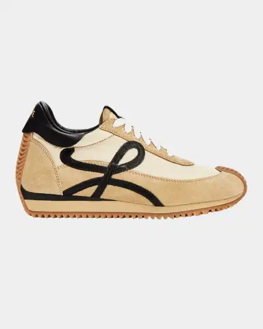 Loewe Flow Runner Suede and Leather Sneakers | Thumbnail 2