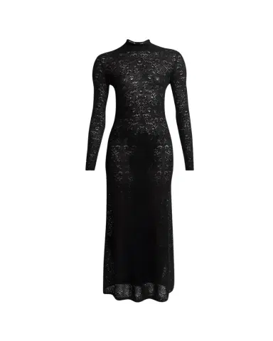 Gabriela Hearst Anya Crochet Long-Sleeve Maxi Dress | Thumbnail 1