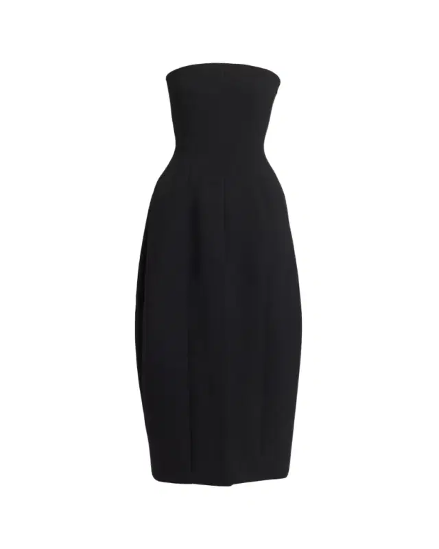 Round Strapless Corset Dress