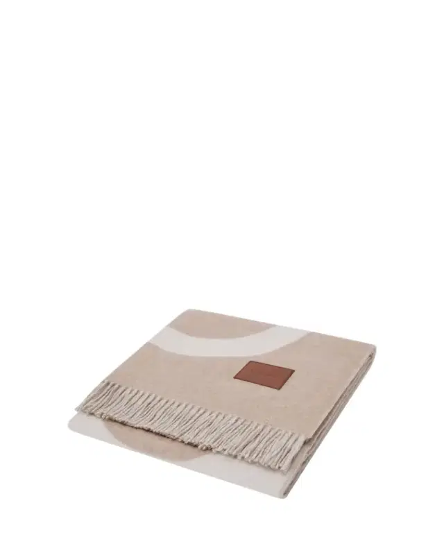 LOEWE Anagram Wool/Cashmere Blanket, 55" Square