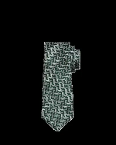 Kiton Men's Abstract Geometric Silk Jacquard 7-Fold Tie | Thumbnail 2 Kiton Men's Abstract Geometric Silk Jacquard 7-Fold Tie | Thumbnail 2