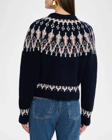 Loewe Wool-Blend Fair Isle Sweater | Thumbnail 11 Loewe Wool-Blend Fair Isle Sweater | Thumbnail 11