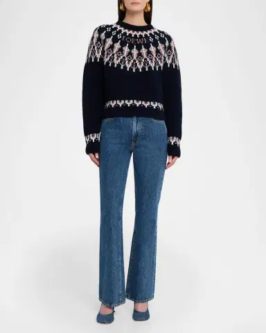 Loewe Wool-Blend Fair Isle Sweater | Thumbnail 10 Loewe Wool-Blend Fair Isle Sweater | Thumbnail 10