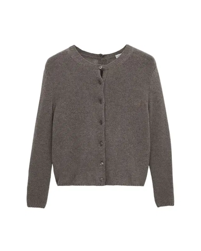 Cashmere Button-Back Cardigan