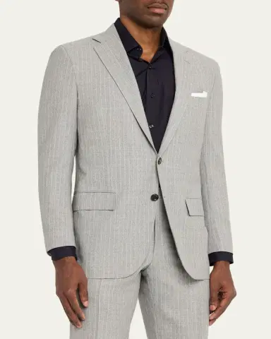 Kiton Wool Single-Breasted Suit | Thumbnail 4 Kiton Wool Single-Breasted Suit | Thumbnail 4