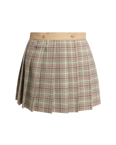 Moncler Pleated Plaid Mini Skirt | Thumbnail 1