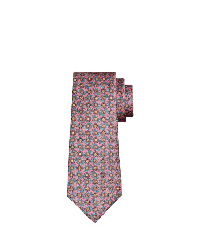 Men's Intricate Medallion Silk Tie Men's Intricate Medallion Silk Tie