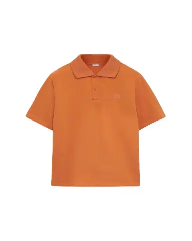 Loewe Men's Tonal Anagram Pique Polo Shirt | Thumbnail 1 Loewe Men's Tonal Anagram Pique Polo Shirt | Thumbnail 1