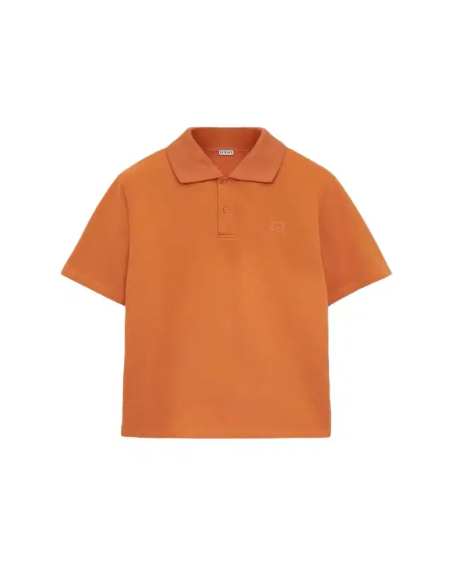 Loewe Men's Tonal Anagram Pique Polo Shirt