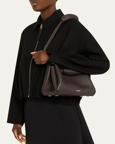Loewe Madrid Small Trapeze Shoulder Bag in Grain Leather | Thumbnail 6