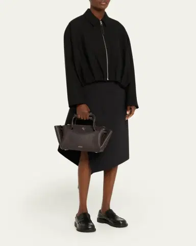 Loewe Madrid Small Trapeze Shoulder Bag in Grain Leather | Thumbnail 9