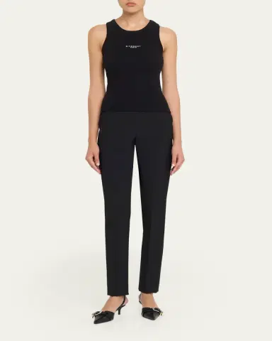Givenchy Logo Ribbed Tank Top | Thumbnail 2 Givenchy Logo Ribbed Tank Top | Thumbnail 2