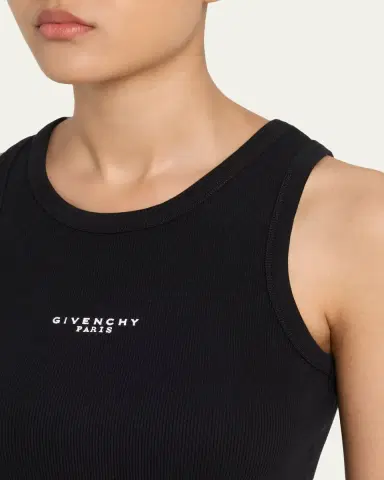 Givenchy Logo Ribbed Tank Top | Thumbnail 5 Givenchy Logo Ribbed Tank Top | Thumbnail 5