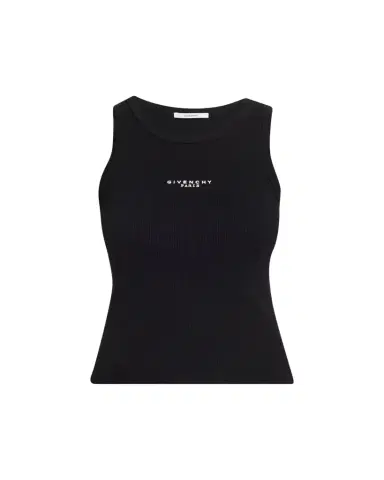 Givenchy Logo Ribbed Tank Top | Thumbnail 1 Givenchy Logo Ribbed Tank Top | Thumbnail 1