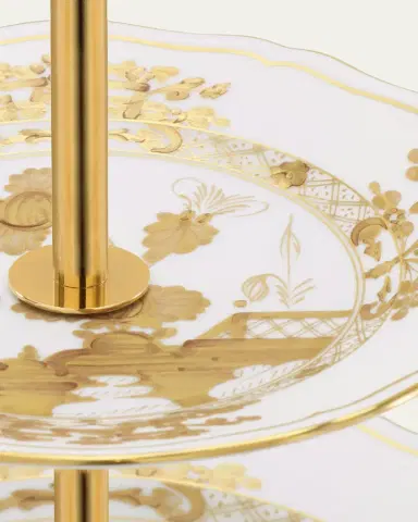 GINORI 1735 Oriente Italiano Aurum 3-Tier Stand | Thumbnail 3 GINORI 1735 Oriente Italiano Aurum 3-Tier Stand | Thumbnail 3