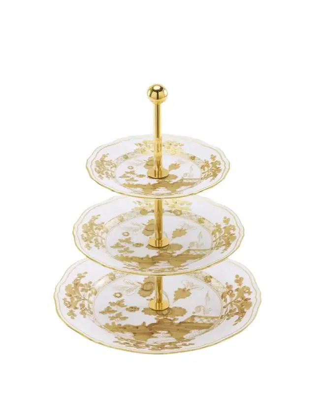 GINORI 1735 Oriente Italiano Aurum 3-Tier Stand
