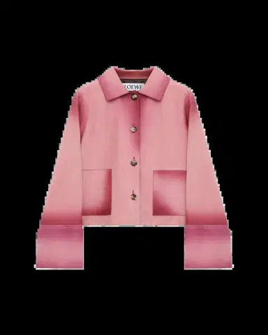 Loewe Turn-Up Cuffs Ombre Suede Jacket | Thumbnail 2