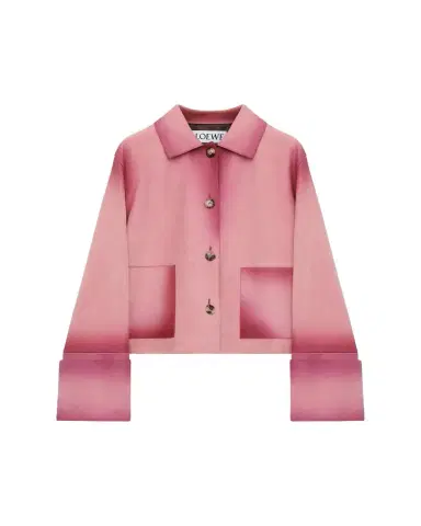 Loewe Turn-Up Cuffs Ombre Suede Jacket | Thumbnail 1