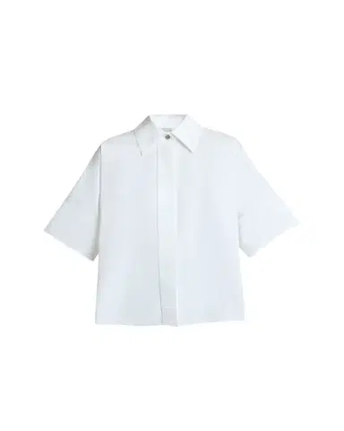 Givenchy Short-Sleeve Cotton Poplin Button-Down Shirt | Thumbnail 1
