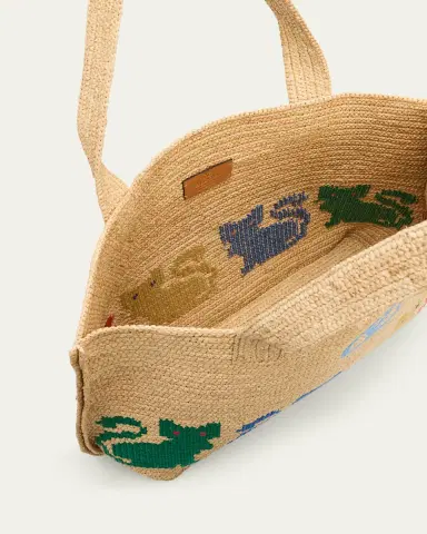 Valentino Garavani Raffiachat Large Embroidered Tote Bag | Thumbnail 4