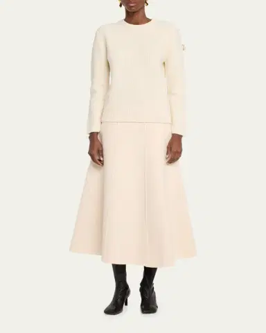 Moncler x Jil Sander Wool Midi Skirt | Thumbnail 2