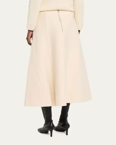 Moncler x Jil Sander Wool Midi Skirt | Thumbnail 3