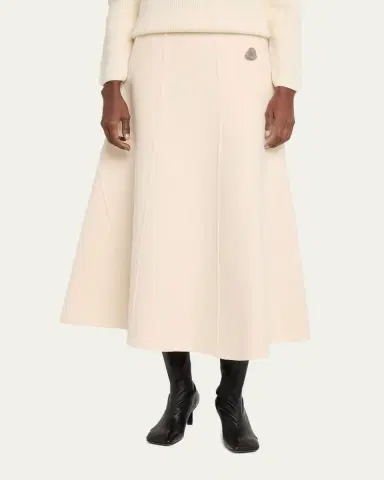 Moncler x Jil Sander Wool Midi Skirt | Thumbnail 4