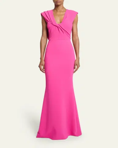 Givenchy Draped Scoop-Neck Sleeveless Maxi Dress | Thumbnail 2 Givenchy Draped Scoop-Neck Sleeveless Maxi Dress | Thumbnail 2