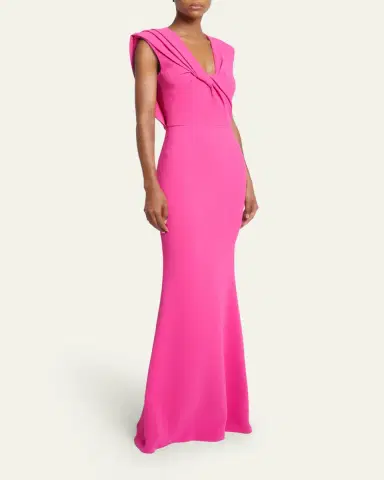 Givenchy Draped Scoop-Neck Sleeveless Maxi Dress | Thumbnail 4 Givenchy Draped Scoop-Neck Sleeveless Maxi Dress | Thumbnail 4