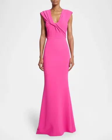 Givenchy Draped Scoop-Neck Sleeveless Maxi Dress | Thumbnail 6 Givenchy Draped Scoop-Neck Sleeveless Maxi Dress | Thumbnail 6