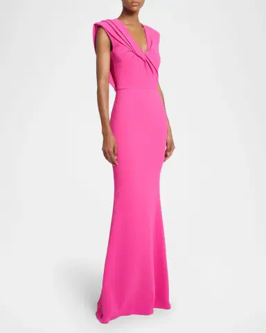 Givenchy Draped Scoop-Neck Sleeveless Maxi Dress | Thumbnail 8 Givenchy Draped Scoop-Neck Sleeveless Maxi Dress | Thumbnail 8