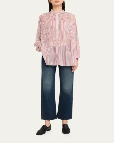 Etoile Isabel Marant Sapha Stripe Long-Sleeve Tunic | Thumbnail 2 Etoile Isabel Marant Sapha Stripe Long-Sleeve Tunic | Thumbnail 2