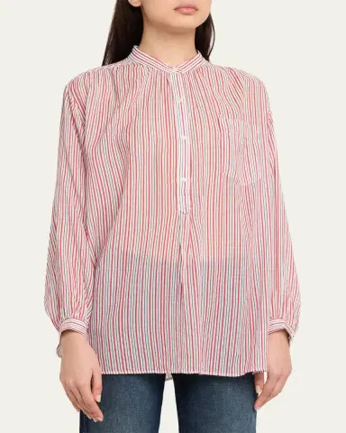 Etoile Isabel Marant Sapha Stripe Long-Sleeve Tunic | Thumbnail 4 Etoile Isabel Marant Sapha Stripe Long-Sleeve Tunic | Thumbnail 4