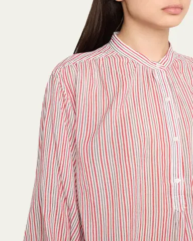 Etoile Isabel Marant Sapha Stripe Long-Sleeve Tunic | Thumbnail 5 Etoile Isabel Marant Sapha Stripe Long-Sleeve Tunic | Thumbnail 5