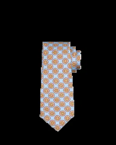 Kiton Men's Medallion Silk 7-Fold Tie | Thumbnail 2 Kiton Men's Medallion Silk 7-Fold Tie | Thumbnail 2