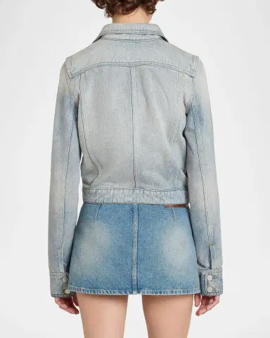 Courrèges Reedition Denim Jacket | Thumbnail 8 Courrèges Reedition Denim Jacket | Thumbnail 8