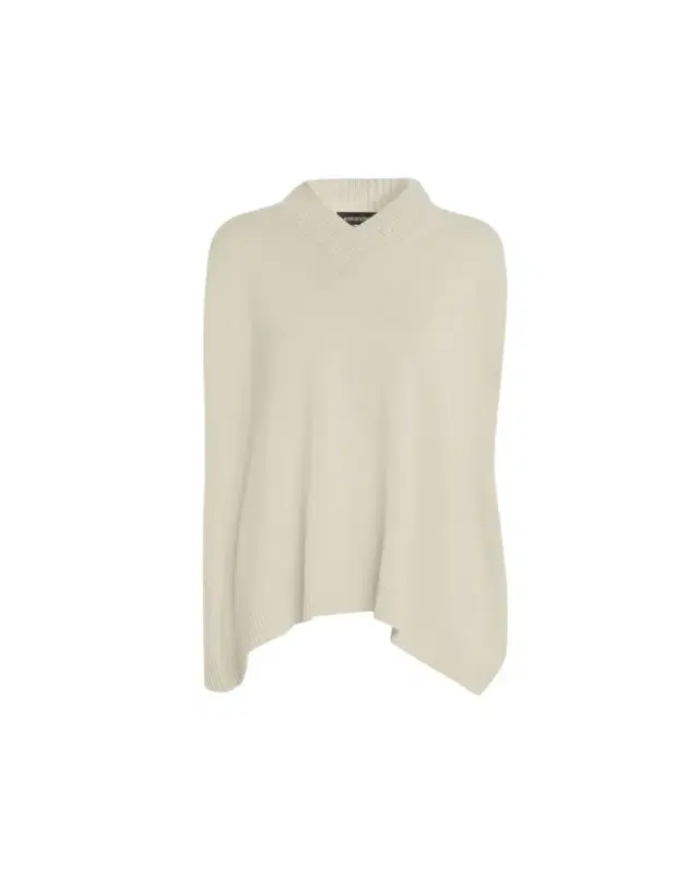 Cashmere A-Line Sleeveless Crossover V-Neck Sweater - Long Length