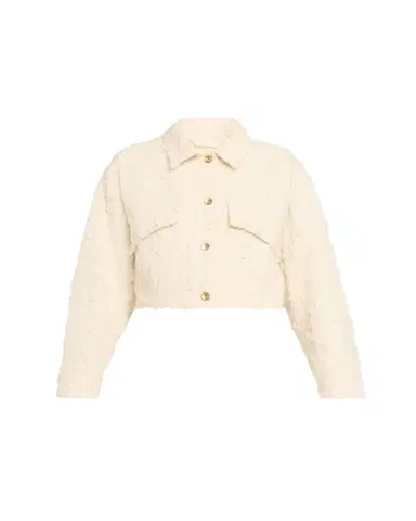 Brunello Cucinelli Summer Fuzzy Cotton Bull Cropped Denim Jacket | Thumbnail 1 Brunello Cucinelli Summer Fuzzy Cotton Bull Cropped Denim Jacket | Thumbnail 1
