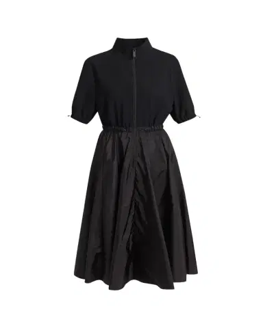 Moncler A-Line Combo Dress | Thumbnail 1 Moncler A-Line Combo Dress | Thumbnail 1